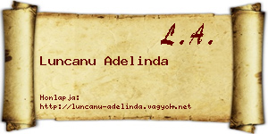 Luncanu Adelinda névjegykártya